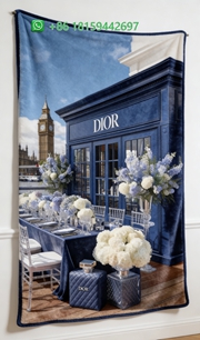 Dior Throw Blankets